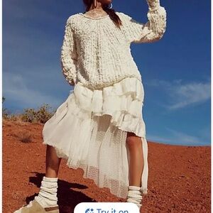 Free People In a Swirl sweater brand new without tags